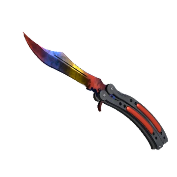 CSGO Butterfly Knife Case - open on Bloodycase