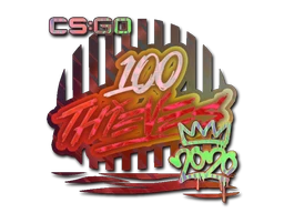 Sticker | 100 Thieves cs go skin