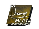 Sticker | DAVEY | MLG Columbus 2016 cs go skin
