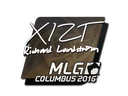 Sticker | Xizt | MLG Columbus 2016 cs go skin