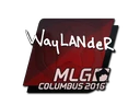 Sticker | wayLander | MLG Columbus 2016 cs go skin