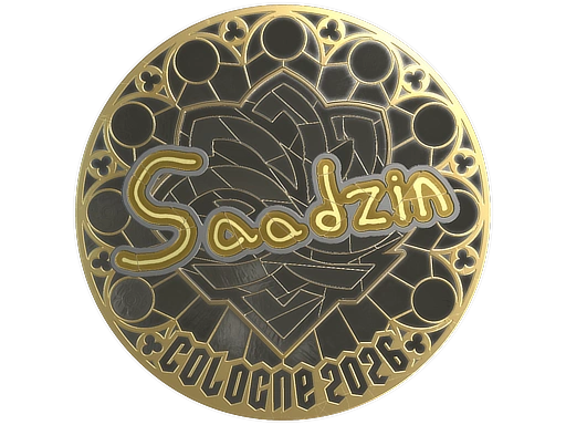 Aufkleber | saadzin (Gold) | Köln 2026 cs go skin