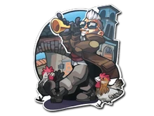 Sticker Slab | Chicken Whisperer cs go skin