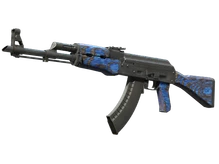Souvenir AK-47 | Blue Laminate (Field-Tested) cs go skin