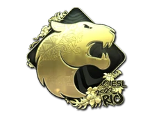 Sticker Slab | FURIA (Gold) | Rio 2022 cs go skin