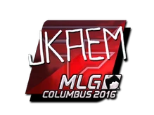 Sticker Slab | jkaem (Foil) | MLG Columbus 2016 cs go skin