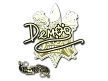 Sticker Slab | DemQQ (Gold) | Paris 2023 cs go skin