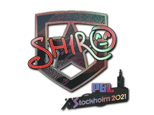 Sticker Slab | sh1ro (Holo) | Stockholm 2021 cs go skin