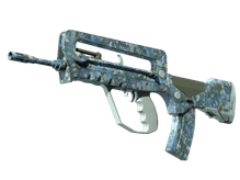 Souvenir FAMAS | Cyanospatter (Factory New) cs go skin