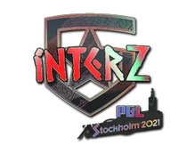 Sticker Slab | interz (Holo) | Stockholm 2021 cs go skin
