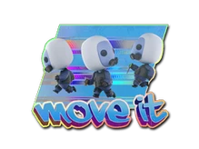 Sticker Slab | Move It (Holo) cs go skin