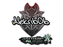 Sticker Slab | Aleksib (Glitter) | Antwerp 2022 cs go skin