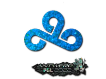 Sticker Slab | Cloud9 (Glitter) | Antwerp 2022 cs go skin