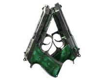 Souvenir Dual Berettas | Polished Malachite (Factory New) cs go skin