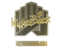Sticker Slab | NickelBack (Gold) | Copenhagen 2024 cs go skin
