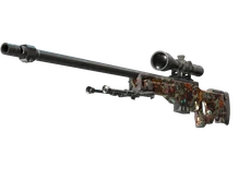 Souvenir AWP | PAW (Well-Worn) cs go skin