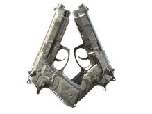 Dual Berettas | Silver Pour (Factory New) cs go skin