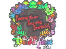 Sticker Slab | Bart4k (Holo) | Budapest 2025 cs go skin