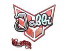 Sticker Slab | jabbi (Holo) | Paris 2023 cs go skin
