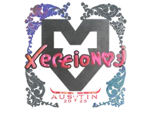 Sticker Slab | xertioN (Holo) | Austin 2025 cs go skin