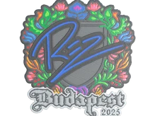 Sticker Slab | REZ (Embroidered) | Budapest 2025 cs go skin