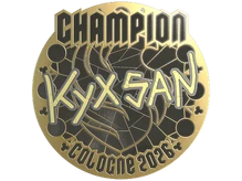 Sticker | kyxsan (Gold, Champion) | Cologne 2026 cs go skin