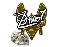 Sticker Slab | ZywOo (Glitter, Champion) | Paris 2023 cs go skin