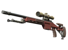 Souvenir SSG 08 | Red Stone (Minimal Wear) cs go skin