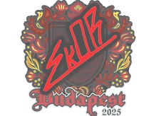 Sticker Slab | sk0R | Budapest 2025 cs go skin