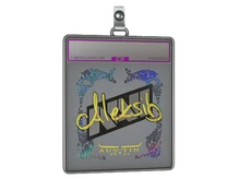 Sticker Slab | Aleksib (Holo) | Austin 2025 cs go skin