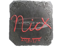 Sticker Slab | nicx (Foil) | Austin 2025 cs go skin