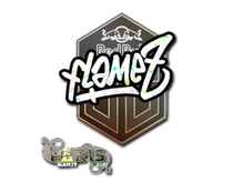 Sticker Slab | FlameZ (Glitter) | Paris 2023 cs go skin