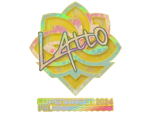 Sticker Slab | latto (Holo) | Copenhagen 2024 cs go skin