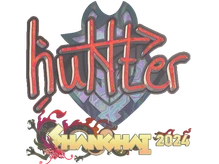 Sticker Slab | huNter- (Holo) | Shanghai 2024 cs go skin