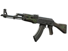 Souvenir AK-47 | Emerald Pinstripe (Battle-Scarred) cs go skin