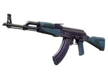 Souvenir AK-47 | Midnight Laminate (Battle-Scarred) cs go skin