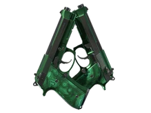 Dual Berettas | Polished Malachite (Factory New) cs go skin