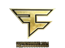 Sticker Slab | FaZe Clan (Gold) | Copenhagen 2024 cs go skin