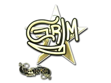 Sticker Slab | Grim (Gold) | Paris 2023 cs go skin