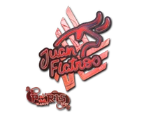 Sticker Slab | juanflatroo (Holo) | Paris 2023 cs go skin