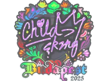 Sticker Slab | ChildKing (Holo) | Budapest 2025 cs go skin