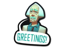 Sticker Slab | Greetings cs go skin