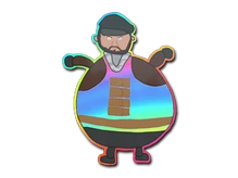 Sticker Slab | Poorly Drawn Balkan (Holo) cs go skin