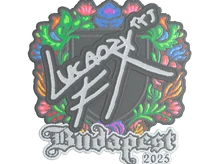 Sticker Slab | Lucaozy (Embroidered) | Budapest 2025 cs go skin